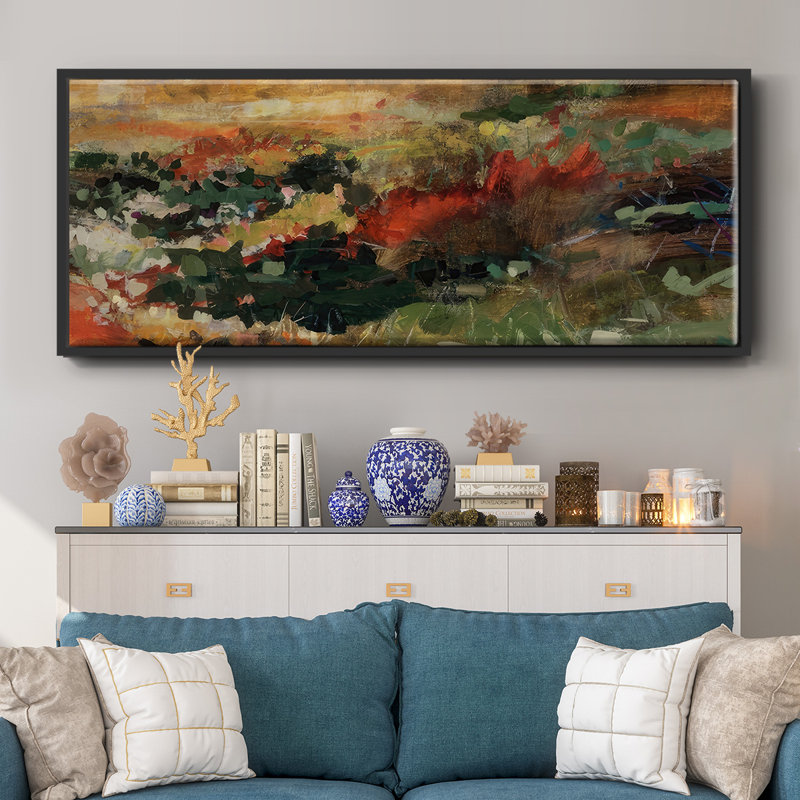 Out in Nature - Framed Canvas, 8" H x 20" W