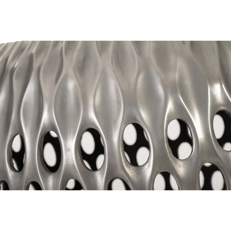 Outdoor Breathe Resin Composite Pot Planter, Aluminum