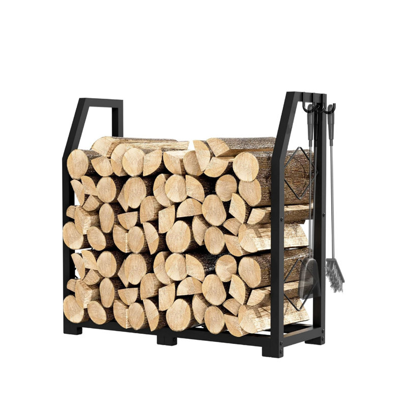86.4cm W Metal Log Rack