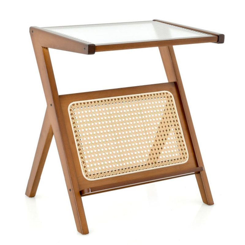 Table de bout Arnice, Noyer