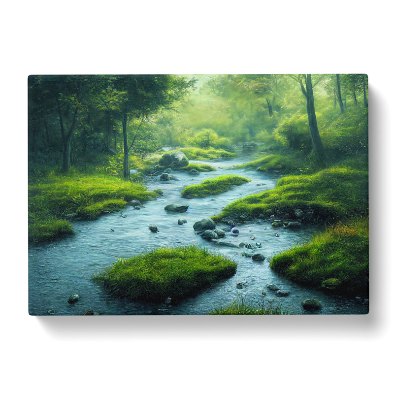 Special Forest Stream - Wrapped Canvas, 40cm H x 60cm W x 3cm D