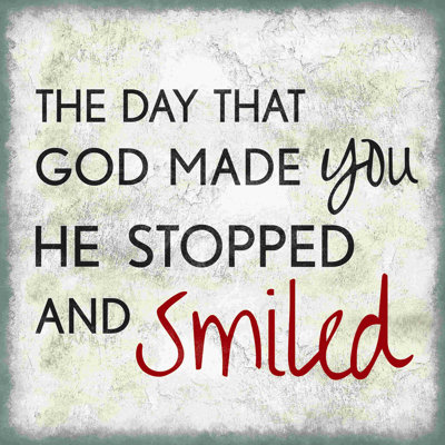 " God Smiled Neutral "
