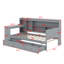 Lit de jour en bois avec tiroirs, ports USB et bureau-264375162-264375163