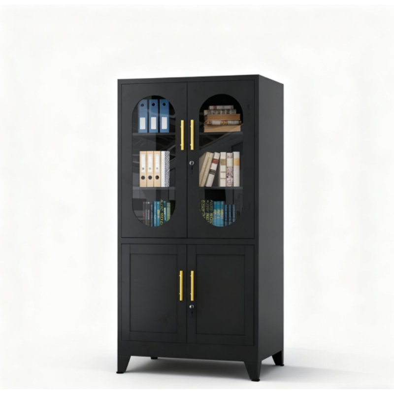 Armoire en métal de style moderne, Noir