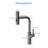 33" Drop-In Gunmetal Black Kitchen Sink With Pull-Out Faucet And Soap Dispenser - 33 X 22 X 10 Inch Single Bowl 16 Gauge Stainless Steel Topmount Kitchen Sink Basin-123833774