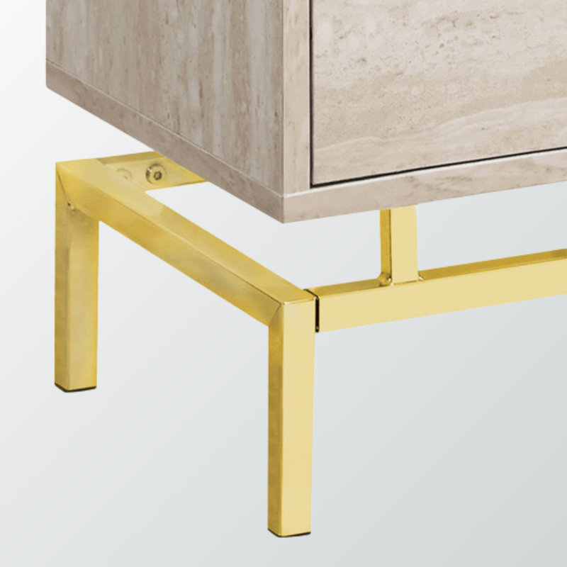 Wilda Gold Side/End Table