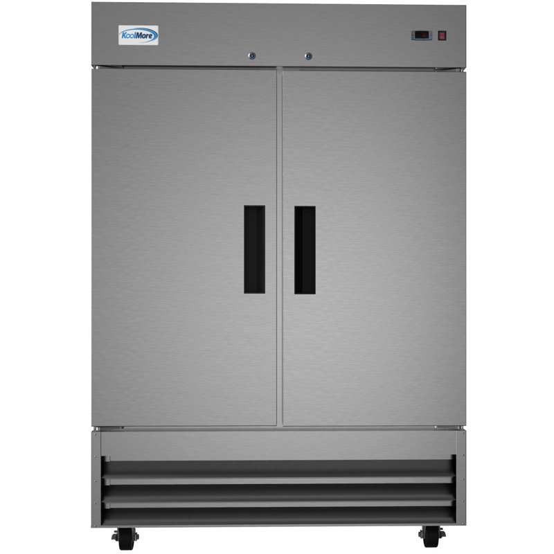 54" Stainless Steel Two-Door Commercial Reach-In Refrigerator