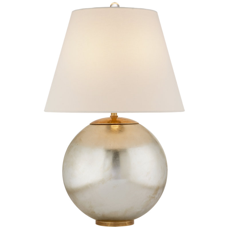 AERIN Morton Table Lamp, Burnished Silver Leaf