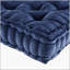 Coussin de sol carré en poly chenille-107559294