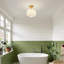 Plafonnier semi-encastré 11,8 po Modern White