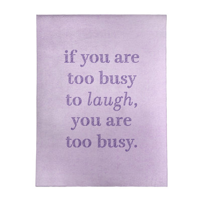 Quotes Chenille Indoor Rug
