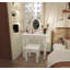White Kids Vanity, Makeup, and Study Table-163879301
