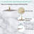 12inches Rain Shower Faucet Sets with Waterfall Tub Spout and Handheld Shower Head-70764138