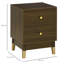 Presque 45cm W Manufactured Wood Bedside Table
