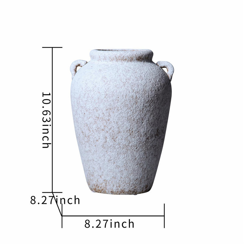 Vase en céramique gris Artisan