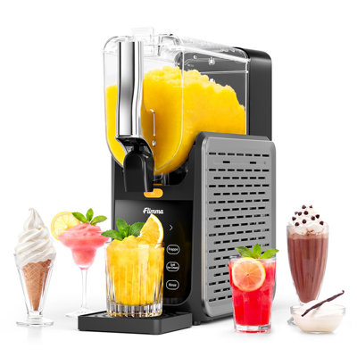 120 oz Slushie Machine  for Home Parties Soft Serve,No Ice Needed Frozen Drink Maker ,5 Presets  15-Min Fast Freeze Easy to Clean