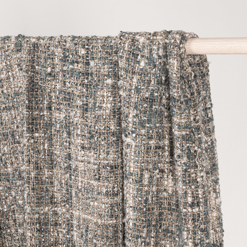 Porter Throw Blanket, Blue Abstract