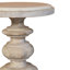 Solid Wood Tray Top Drum End Table