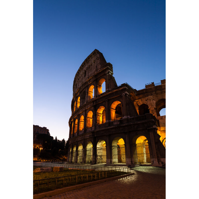 Colosseum In Rome by Manu - Wrapped Canvas Print, 46cm H x 30cm W x 3.8cm D