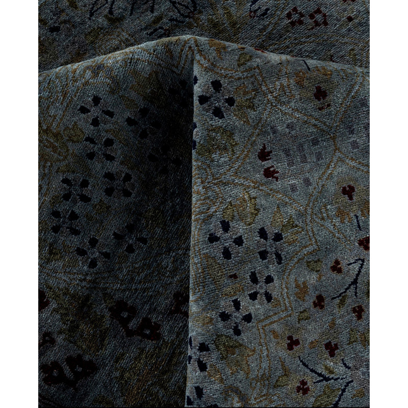 Overdyed One-of-a-Kind 9' 10" X 17' 10" Hand Knotted Area Rug