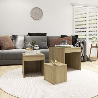 Gnesis Nesting Tables 3 pcs Engineered Wood