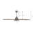 60" Ceiling Fans With Dimmable Led Light Ceiling Fan With Remote Wood Blades 6-speed-515908385-515908384