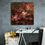 «Aubergine Abstract» par Ashley Bradley, art mural