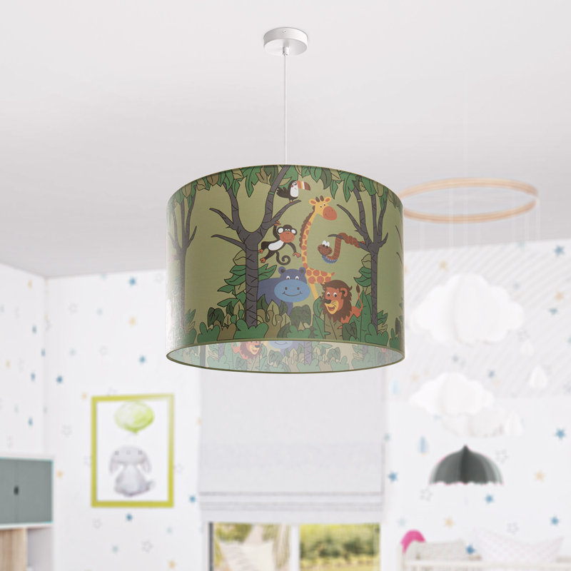 Cathcart 1 - Light Drum Pendant, White