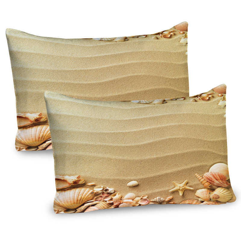 Ensemble de 2 taies décoratives de plage Ambesonne, H 20 po x l 30 po