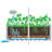 vidaXL Planter Trellis Raised Flower Bed Self Watering System Rattan Look