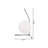 Modern 1 Light Globe Shade Table Lamp-29552764