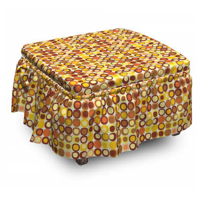 Box Cushion Ottoman Slipcover