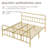 Classic Metal Platform Bed Iron Open-Frame Bed with High Headboard and Footboard-1832431509-1816487944