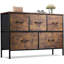 Commode à 5 tiroirs de 39,4 po de largeur avec commode en bois Ojaswi-951731672