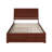 Floranne Solid Wood Platform Bed with Panel Footboard and Trundle-776692439-709108801