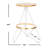 Galaxy Iron Counter Stool with Iron Frame-29428945-49908906
