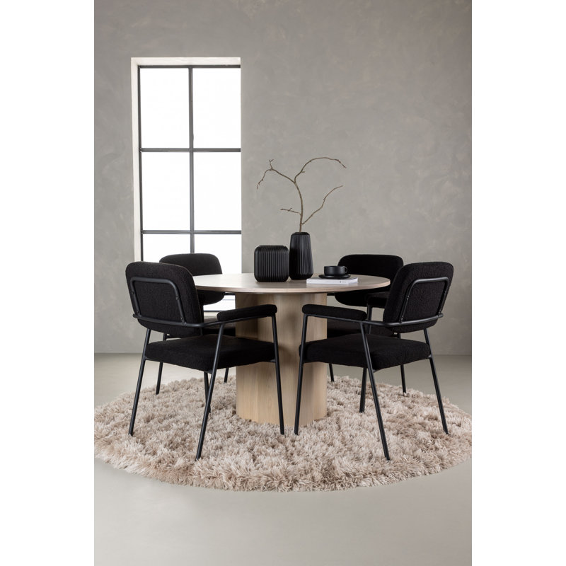 Macksville 4 - Person Dining Set, White