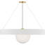 Arena 53" Ring and Globe Chandelier-1453100176