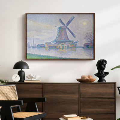 Moulin d'Edam (Moulin d'Edam), 1896 - Paul Signac, toile tendue avec châssis