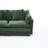  3-Seat Combo Sofa With Storage Ottoman For Living Room Apartment Bedroom And Compact Room, Upholstered Sectional Couch, L Shaped Bench With A Footrest-1507760019