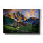 «Capitol Peak At Dusk» par Rick Berk, art mural sur toile, 18 x 12 po-2058531828