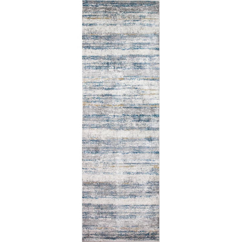 Abstract Indoor Rug, Runner 2'6" x 8'