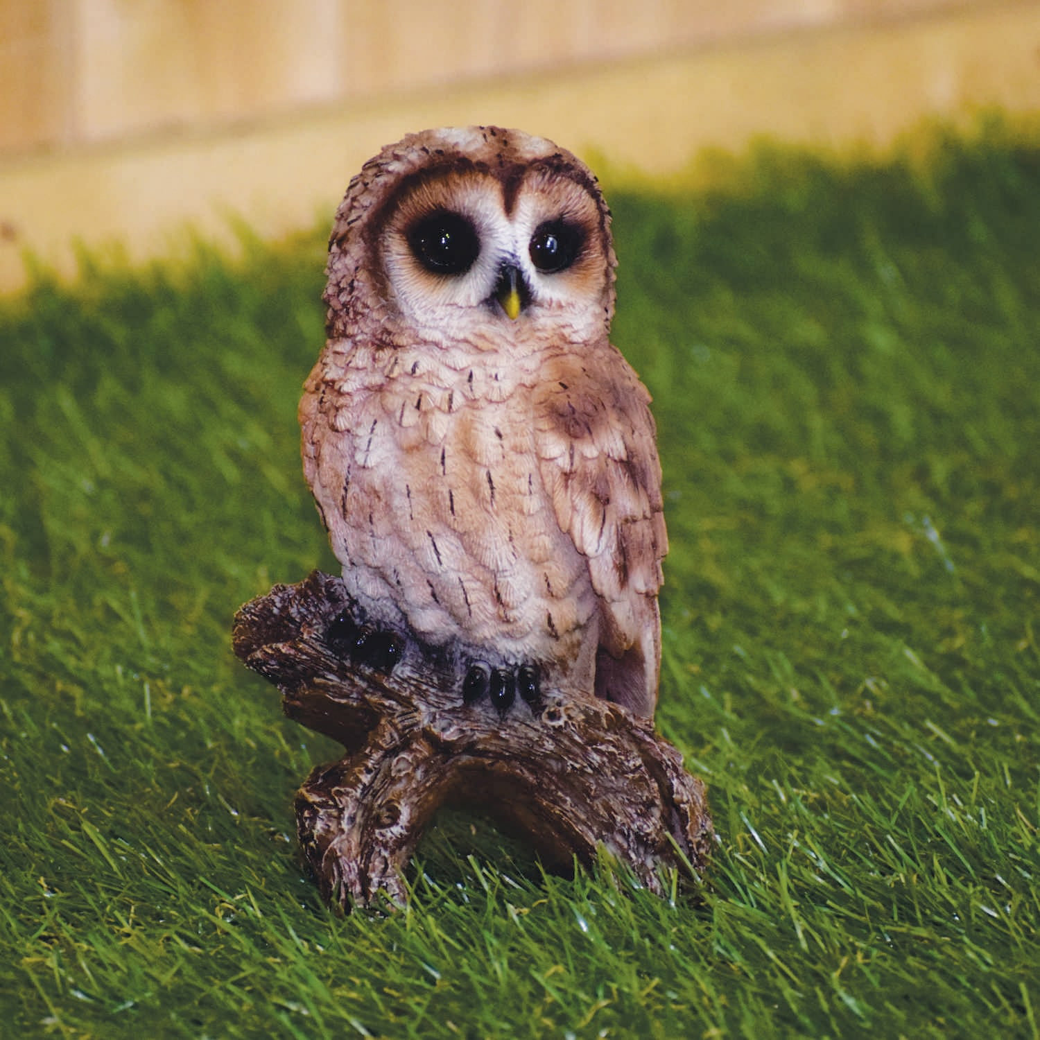 Hi-Line Gift Ltd. Tawny Owl on Stump Statue & Reviews | Wayfair