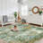 9x12 Washable Area Rug Modern Floral Rugs for Living Room Non Slip Distressed Carpet Non-Shedding Boho Floor Carpet for Bedroom Dining Room Black-1946281169-1946281168