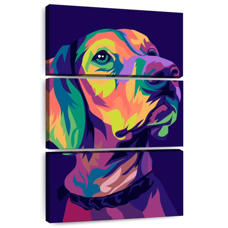 Brampt Labrador Pop, 45" H x 28" W