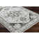 Mikel Traditional Charcoal Area Rug