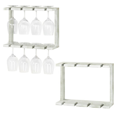 Louette Solid Wood Wine Glass Rack