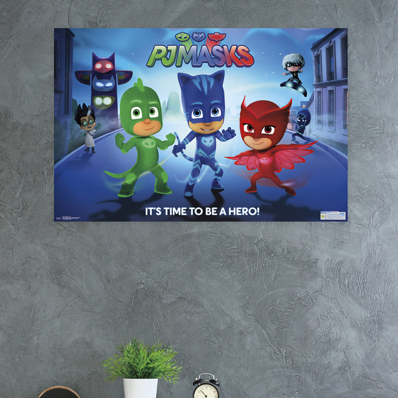 « pj masks-impression sur papier héros »