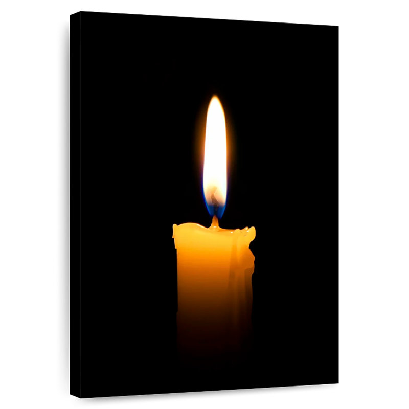 Candle In The Dark, 30" H x 20" W