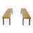 Davonna Manufactured Wood Wood Outdoor Bench